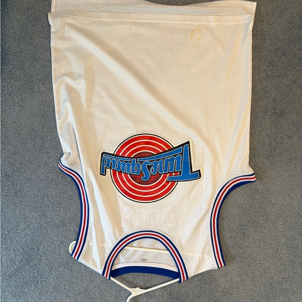 White Space Jam Basketball Jersey
